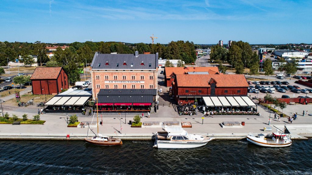 Nyköping harbour from above