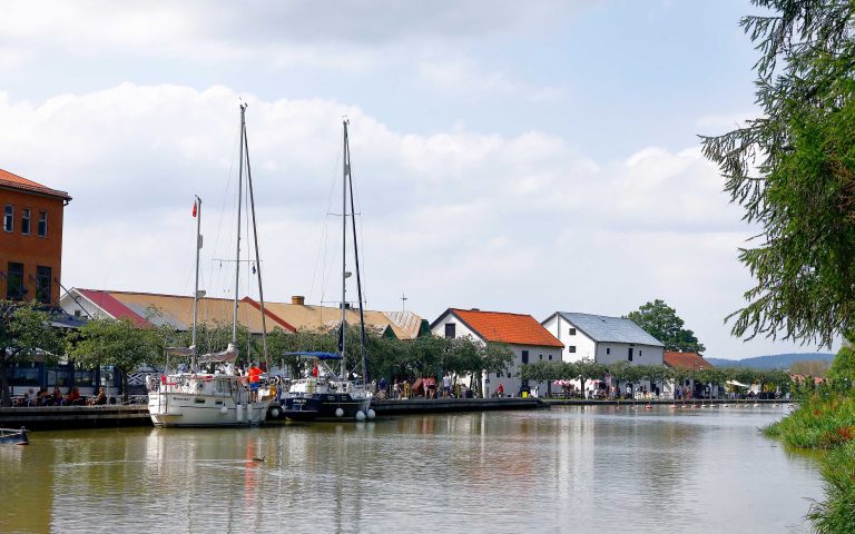 Harbour in Söderköping, Göta Kanal