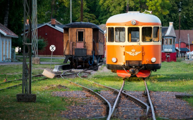 Railway museum in Vadstena